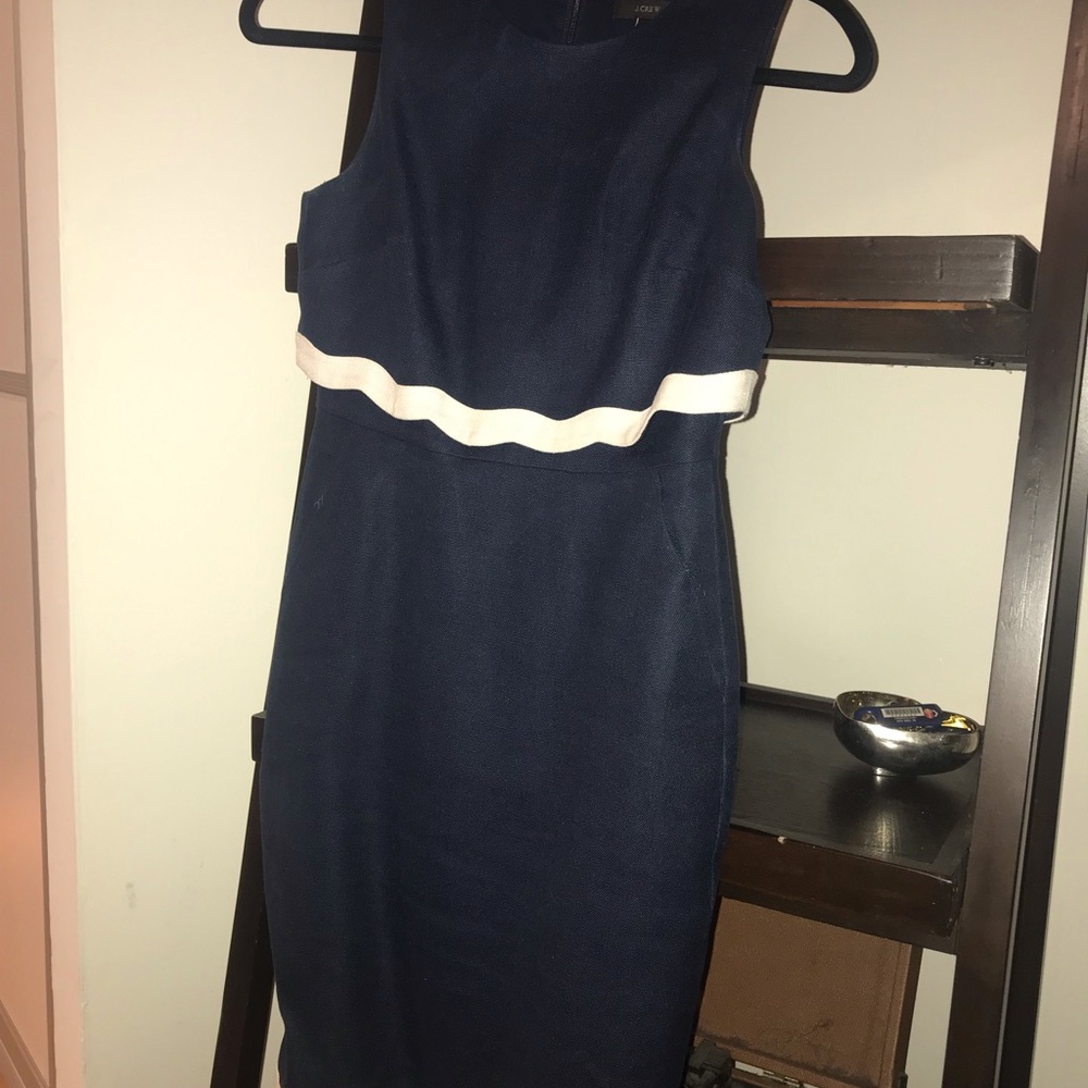 NAVY JCREW DRESS FOR $7